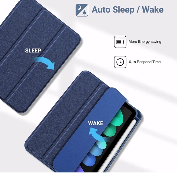 ProCase iPad Mini 6 6th Generation Case 8.3 Inch with Pencil Holder - Picture 6 of 8